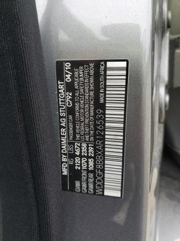 WDDGF8BBXAR126539 - 2010 MERCEDES-BENZ C 300 4MATIC GRAY photo 12