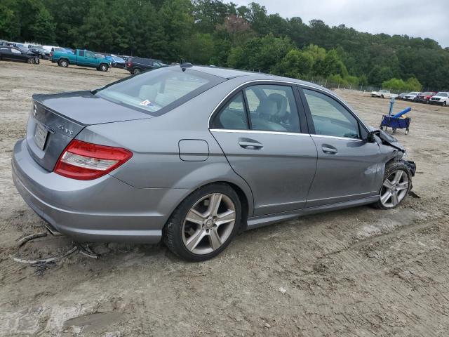 WDDGF8BBXAR126539 - 2010 MERCEDES-BENZ C 300 4MATIC GRAY photo 3