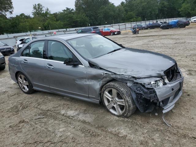 WDDGF8BBXAR126539 - 2010 MERCEDES-BENZ C 300 4MATIC GRAY photo 4