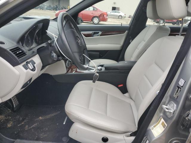 WDDGF8BBXAR126539 - 2010 MERCEDES-BENZ C 300 4MATIC GRAY photo 7