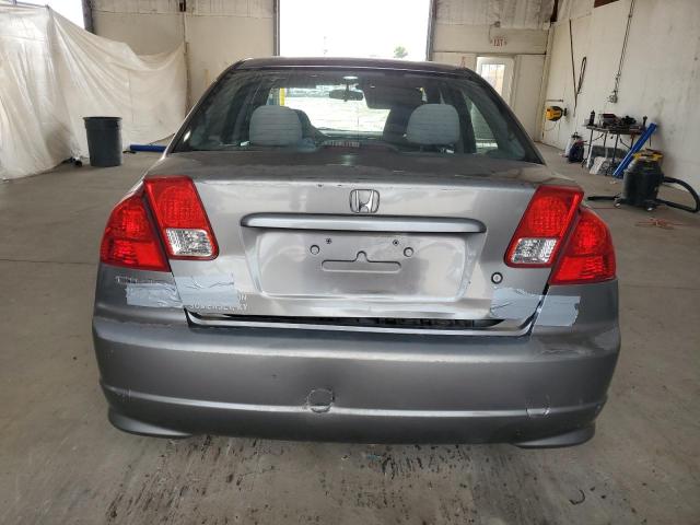 1HGES16435L001411 - 2005 HONDA CIVIC DX 灰色 照片 6