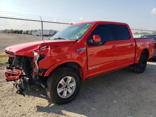 1FTFW1E17JFB89163 - 2018 FORD F150 SUPERCREW RED photo 1