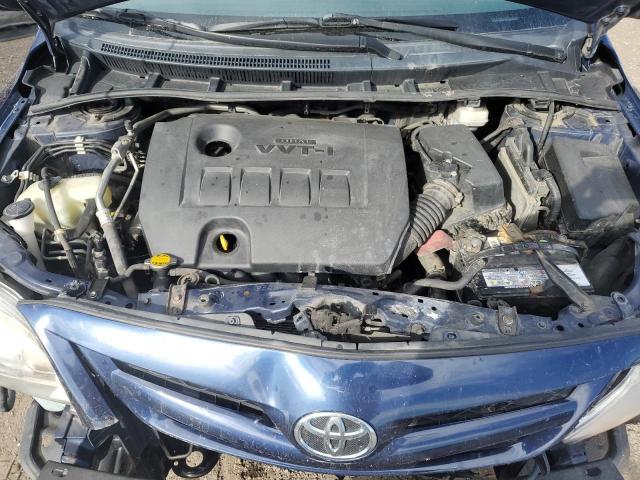 2T1BU4EE7CC852963 - 2012 TOYOTA COROLLA BASE ლურჯი ფოტო 11