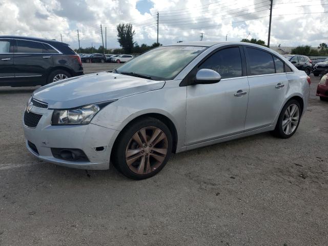 1G1PG5SB5D7163285 - 2013 CHEVROLET CRUZE LTZ GRAY photo 1