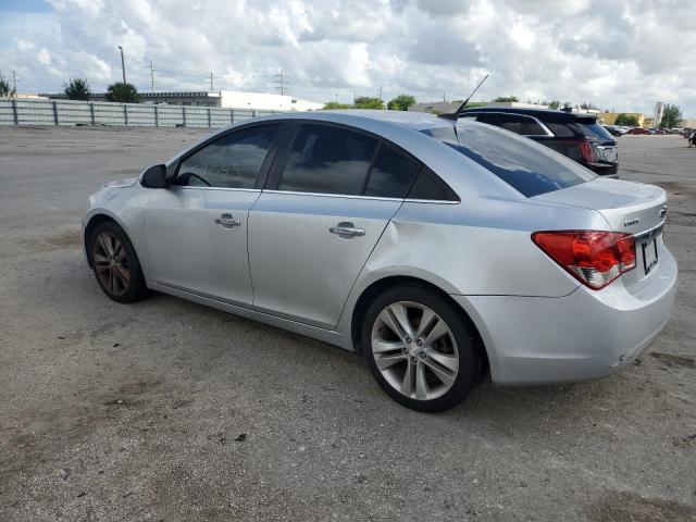 1G1PG5SB5D7163285 - 2013 CHEVROLET CRUZE LTZ GRAY photo 2