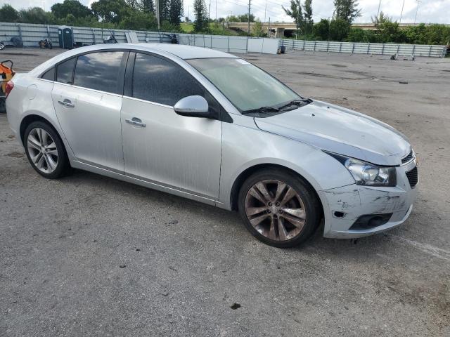 1G1PG5SB5D7163285 - 2013 CHEVROLET CRUZE LTZ GRAY photo 4