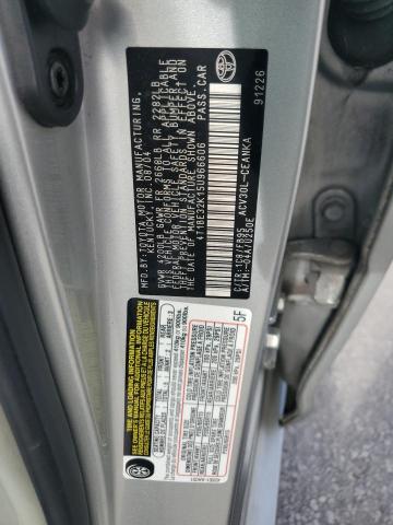 4T1BE32K15U966606 - 2005 TOYOTA CAMRY LE SILVER photo 13