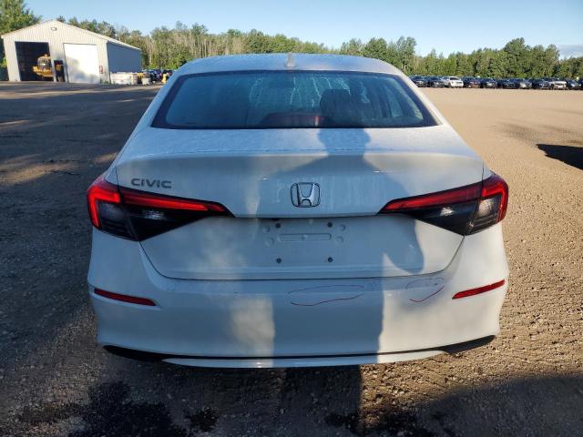 2HGFE2F31NH103229 - 2022 HONDA CIVIC EX WHITE photo 6