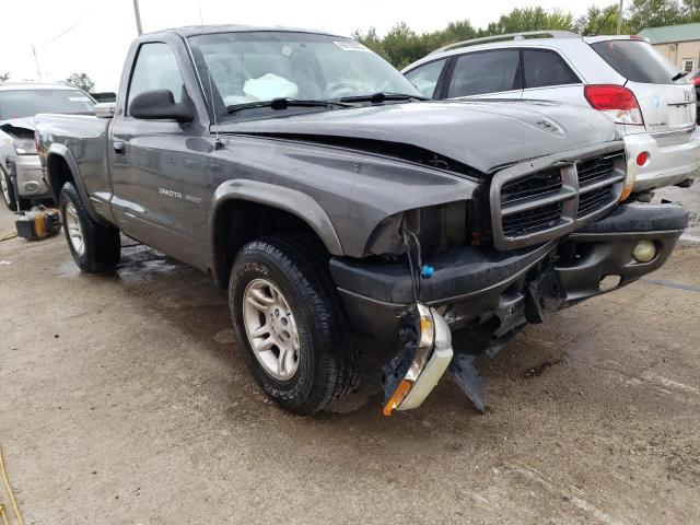 1B7GG36N82S510649 - 2002 DODGE DAKOTA SPORT GRAY photo 4