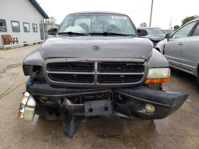 1B7GG36N82S510649 - 2002 DODGE DAKOTA SPORT GRAY photo 5