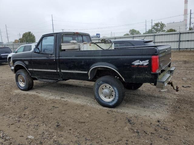 1FTHF36FXVEC32954 - 1997 FORD F-350 BLACK photo 2