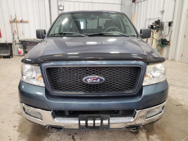 1FTPX14534FA38346 - 2004 FORD F150 BLUE photo 5