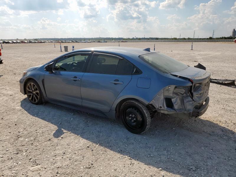 JTDS4MCE5N3500169 - 2022 TOYOTA COROLLA SE BLUE photo 2