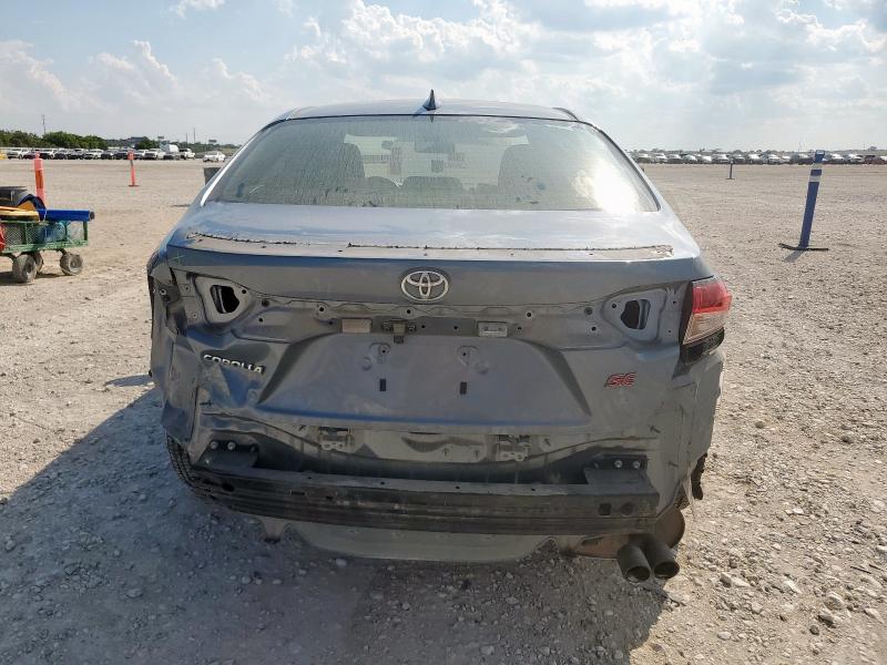 JTDS4MCE5N3500169 - 2022 TOYOTA COROLLA SE BLUE photo 6