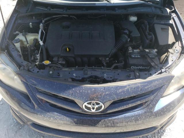2T1BU4EE3DC123585 - 2013 TOYOTA COROLLA BASE Niebieski zdjęcie 11