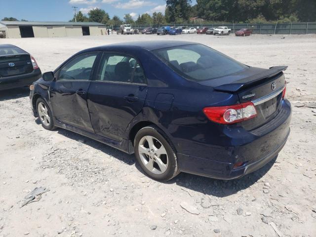 2T1BU4EE3DC123585 - 2013 TOYOTA COROLLA BASE Niebieski zdjęcie 2