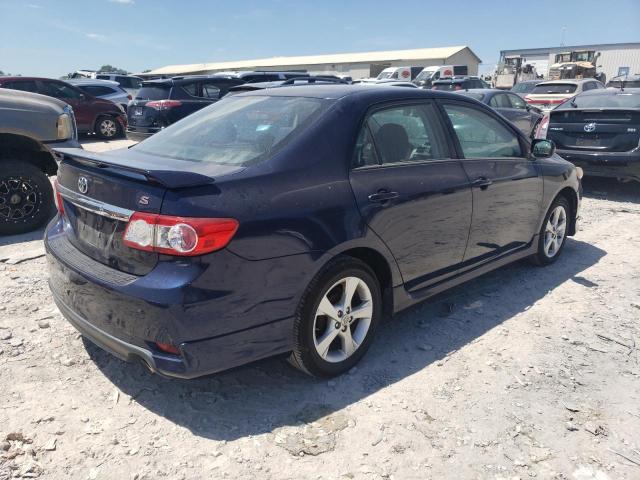 2T1BU4EE3DC123585 - 2013 TOYOTA COROLLA BASE Niebieski zdjęcie 3
