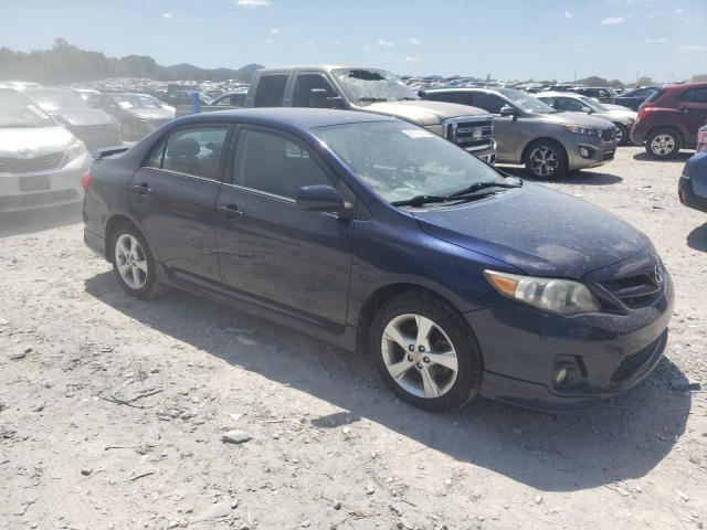 2T1BU4EE3DC123585 - 2013 TOYOTA COROLLA BASE Niebieski zdjęcie 4