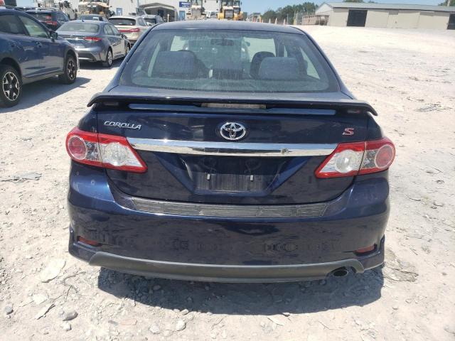 2T1BU4EE3DC123585 - 2013 TOYOTA COROLLA BASE Niebieski zdjęcie 6