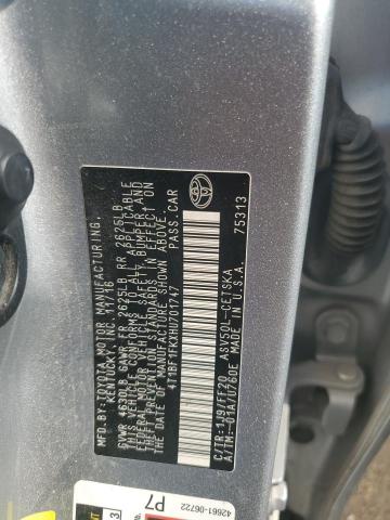 4T1BF1FKXHU701747 - 2017 TOYOTA CAMRY LE SILVER photo 13