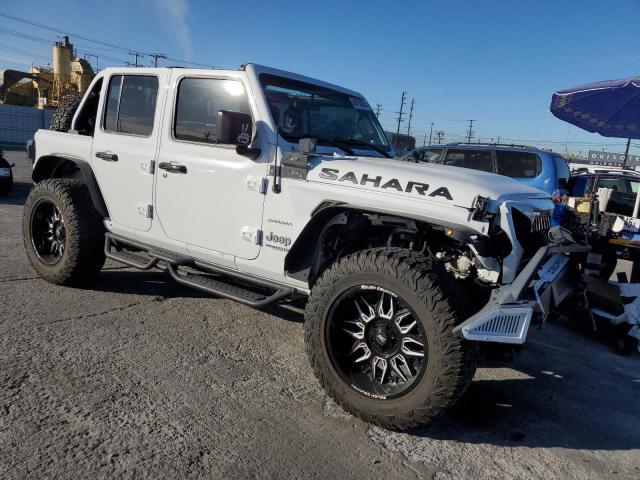 1C4HJXEG5MW651223 - 2021 JEEP WRANGLER U SAHARA თეთრი ფოტო 4