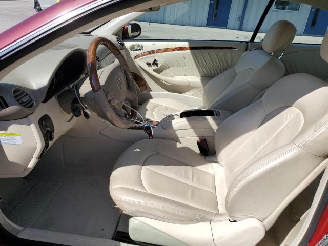 WDBTJ56H08F249474 - 2008 MERCEDES-BENZ CLK 350 წითელი ფოტო 7