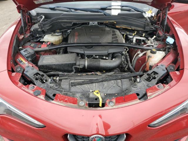 ZASFAKBN5J7C02828 - 2018 ALFA ROMEO STELVIO TI RED photo 12