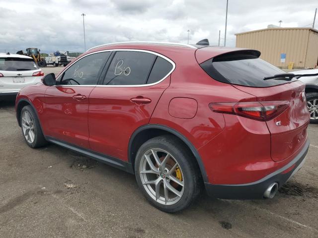 ZASFAKBN5J7C02828 - 2018 ALFA ROMEO STELVIO TI RED photo 2