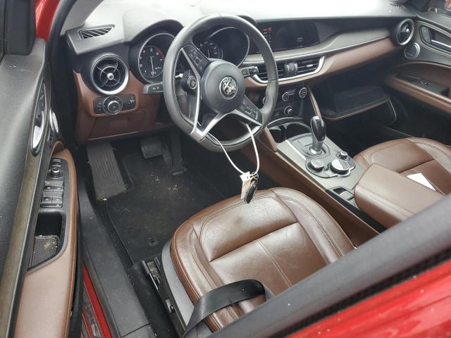 ZASFAKBN5J7C02828 - 2018 ALFA ROMEO STELVIO TI RED photo 8