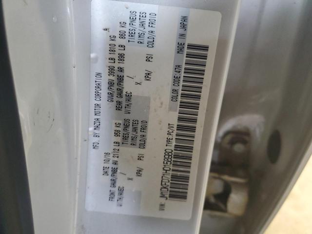 JM1DKFD71H0158980 - 2017 MAZDA CX-3 GRAND TOURING WHITE photo 14