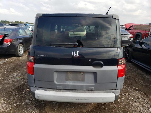 5J6YH28553L021432 - 2003 HONDA ELEMENT EX BLACK photo 6