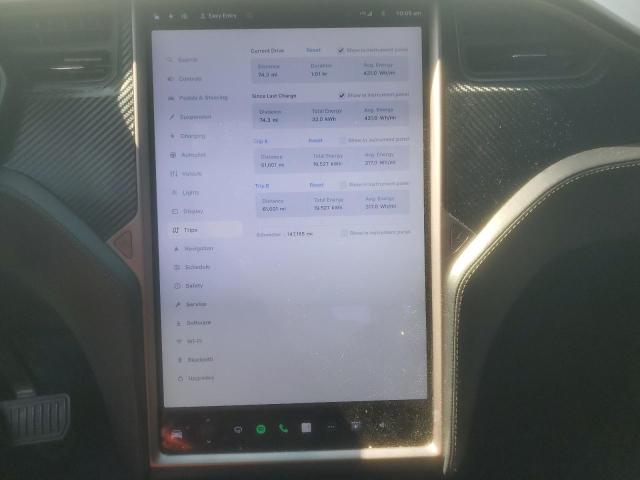 5YJXCDE29KF197875 - 2019 TESLA MODEL X Beyaz fotoğraf 9