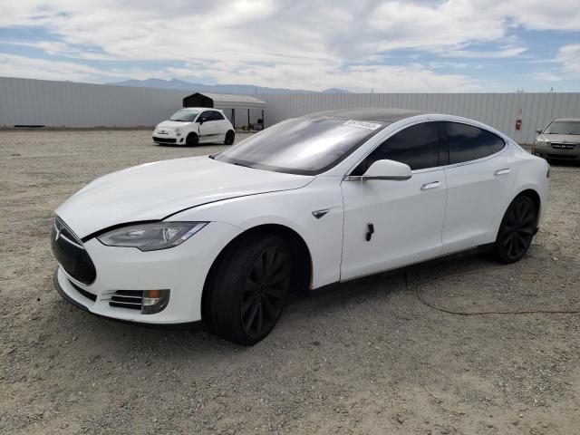 5YJSA1CN5DFP15804 - 2013 TESLA MODEL S Սպիտակ լուսանկար 1
