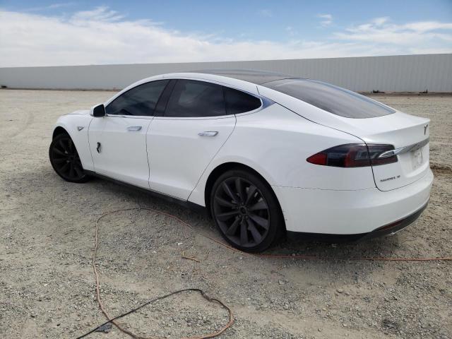 5YJSA1CN5DFP15804 - 2013 TESLA MODEL S Սպիտակ լուսանկար 2