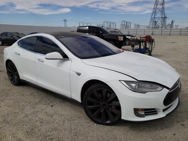 5YJSA1CN5DFP15804 - 2013 TESLA MODEL S Սպիտակ լուսանկար 4