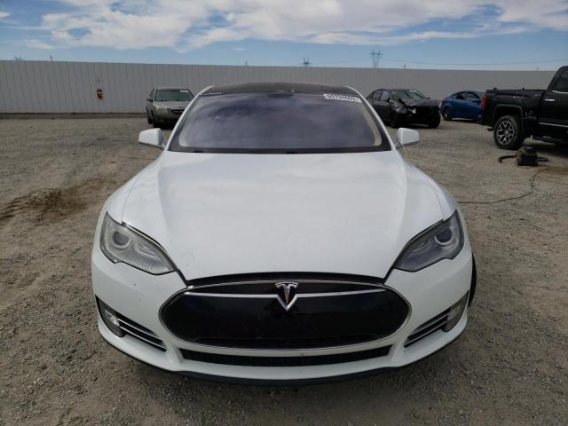 5YJSA1CN5DFP15804 - 2013 TESLA MODEL S Սպիտակ լուսանկար 5