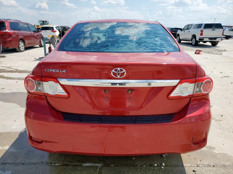 5YFBU4EEXDP158379 - 2013 TOYOTA COROLLA BASE أحمر صورة 6