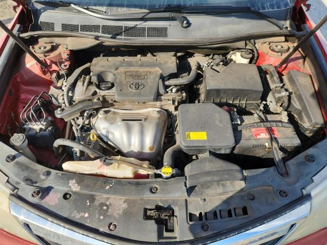 4T1BF1FK7CU626739 - 2012 TOYOTA CAMRY BASE RED photo 11