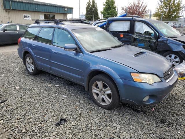 4S4BP67C664300694 - 2006 SUBARU LEGACY OUTBACK 2.5 XT LIMITED BLUE photo 4