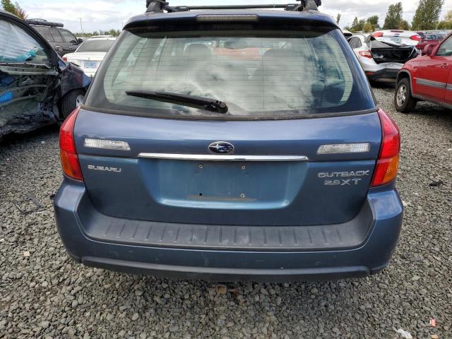 4S4BP67C664300694 - 2006 SUBARU LEGACY OUTBACK 2.5 XT LIMITED BLUE photo 6