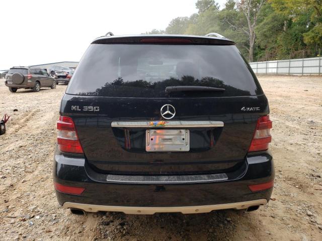 4JGBB8GBXAA562181 - 2010 MERCEDES-BENZ ML 350 4MATIC BLACK photo 6