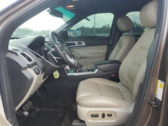 1FM5K7D88FGC09796 - 2015 FORD EXPLORER XLT GRAY photo 7