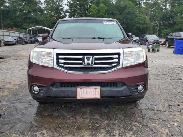 5FNYF3H5XCB029501 - 2012 HONDA PILOT EXL BURGUNDY photo 5