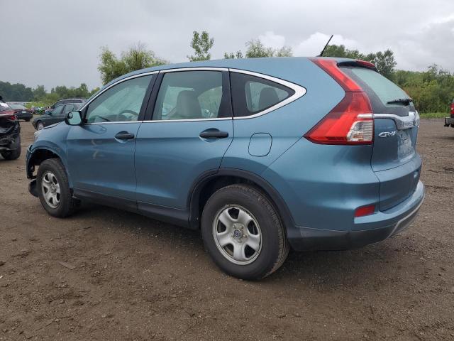 5J6RM4H34FL102503 - 2015 HONDA CR-V LX TURQUOISE photo 2