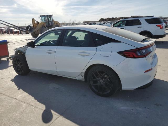 19XFL2H85NE003515 - 2022 HONDA CIVIC SPORT WHITE photo 2