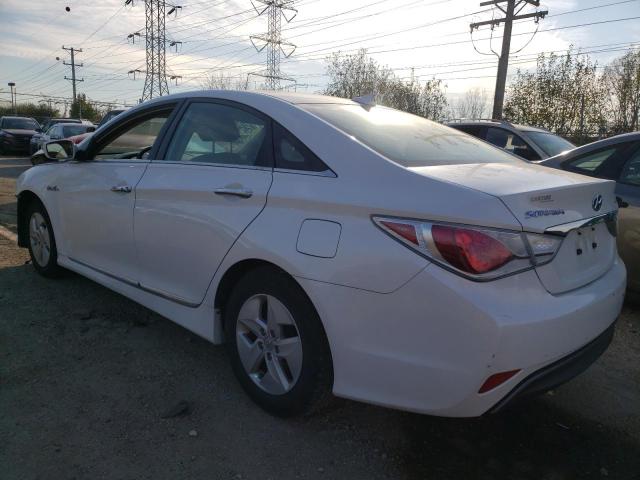 KMHEC4A4XCA046645 - 2012 HYUNDAI SONATA HYBRID WHITE photo 2