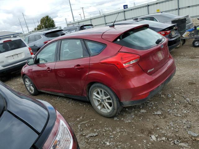 1FADP3K2XHL280457 - 2017 FORD FOCUS SE MAROON photo 2