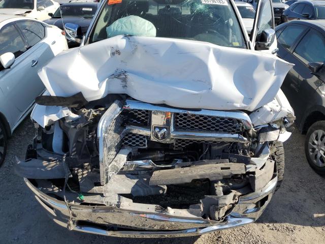 1C6RD7JT3CS344953 - 2012 DODGE RAM 1500 LARAMIE WHITE photo 11