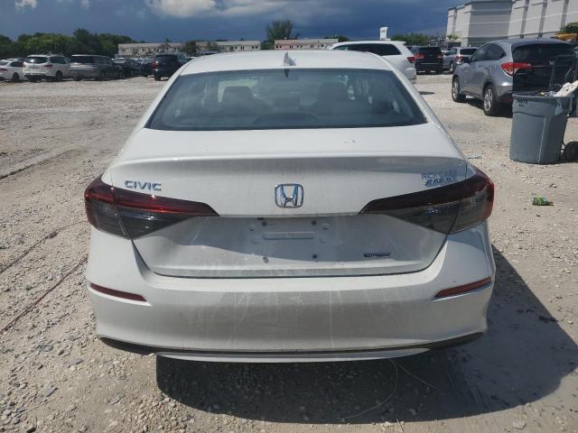 2HGFE4F89SH307974 - 2025 HONDA CIVIC SPORT WHITE photo 6