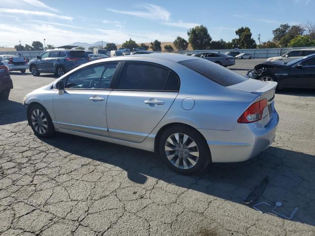 19XFA1F85AE028251 - 2010 HONDA CIVIC EX SILVER photo 2